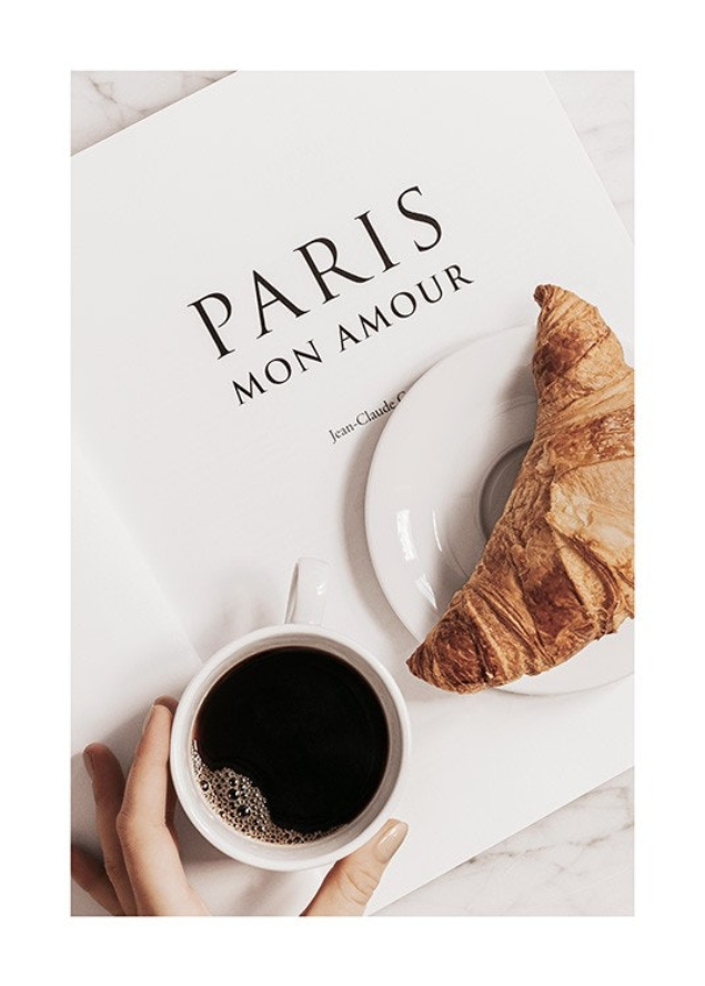 Breakfast in Paris Poster